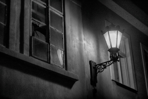 Černobílé snění - Pouliční lampa