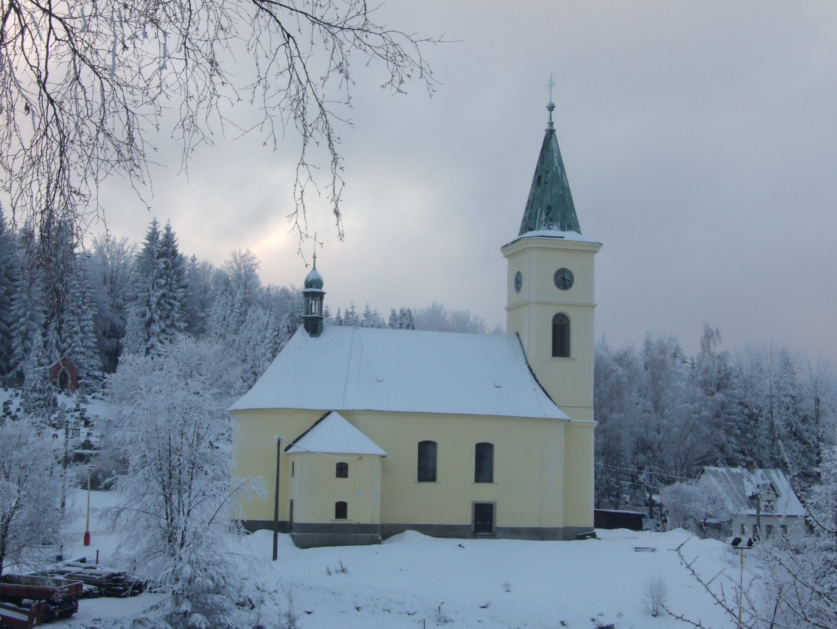 Kostel v Albrechticích v Jiz.Horách