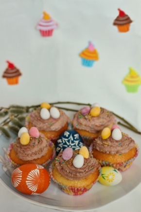 Jídlo  - Velikonoční cupcakes