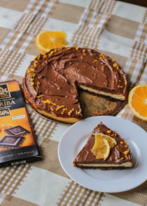 Jídlo  - Pomerančový cheesecake
