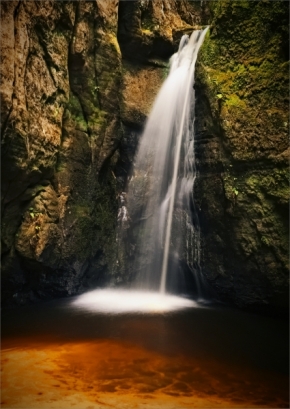 Odstíny zelené - Waterfall