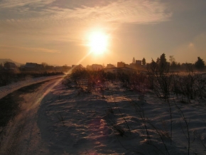 A zima je krásná - Západ nad Unčínem