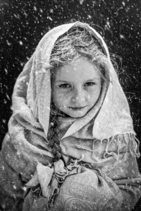 Černobílý portrét - Maruška