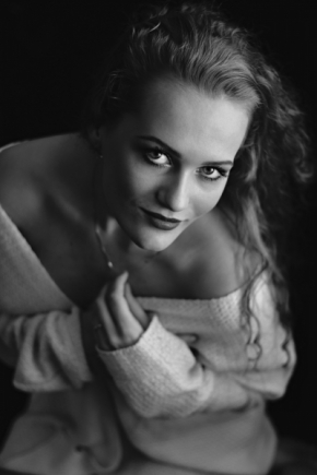 Černobílý portrét - Katěřina