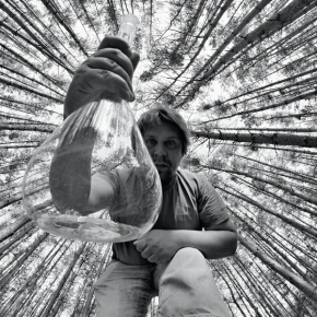 Černobílý portrét - Fotograf roku - Kreativita - V.kolo - Vědec na lovu