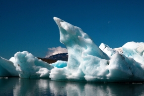 Zimní krajina - Ledové monumenty