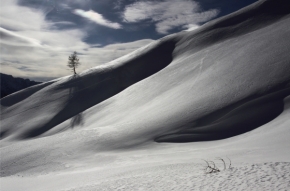 Zimní krajina - Na sněhových pláních