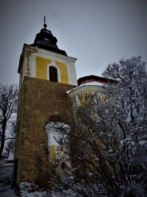 Zimní krajina - Winter church