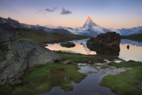 Vladimír Janoušek - Matterhorn - první dotek ranního slunce