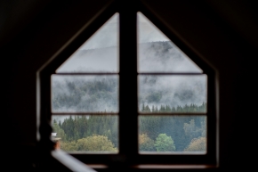 Pohled z okna - Na horách