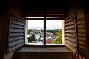 Pohled z okna - Z kostelní věže