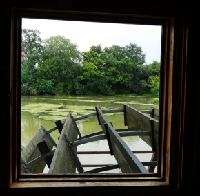 Pohled z okna - Pohľad mlynára