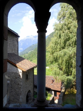 Pohled z okna - Výhled hradní paní