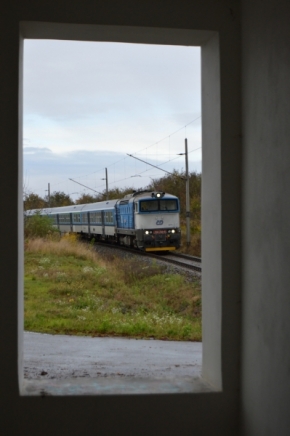 Pohled z okna - Vlak