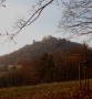 hrad Buchlov v listopadovém odpoledni