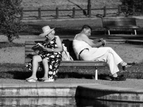 Miloslav Křížek - Odpočinek v parku