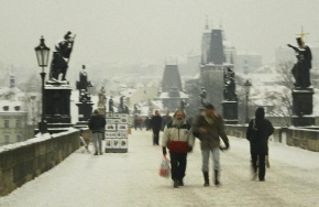A zima je krásná - Sněžný muž v Praze