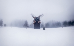 Krajinný detail - Větrný mlýn