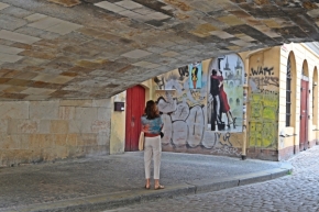 Iva Matulová - pod Karlovo mostem
