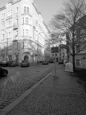 Černobílá - ulice