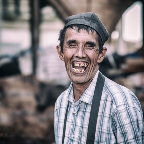 Portrét - Srandista z trhu v Panjakente