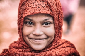 Portrét - Slečna z Dháky