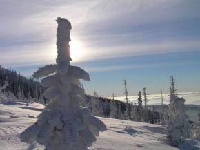 Kouzlení zimy - Sněžná socha
