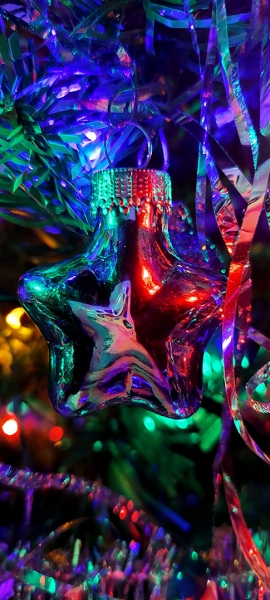 Vánoce  - Vánoční ornament ve tvaru hvězdy