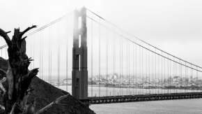 Černobílá - Golden Gate Bridge 2