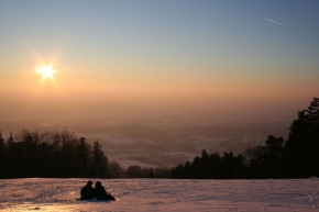 Kouzlení zimy - Podvečer na vrcholku