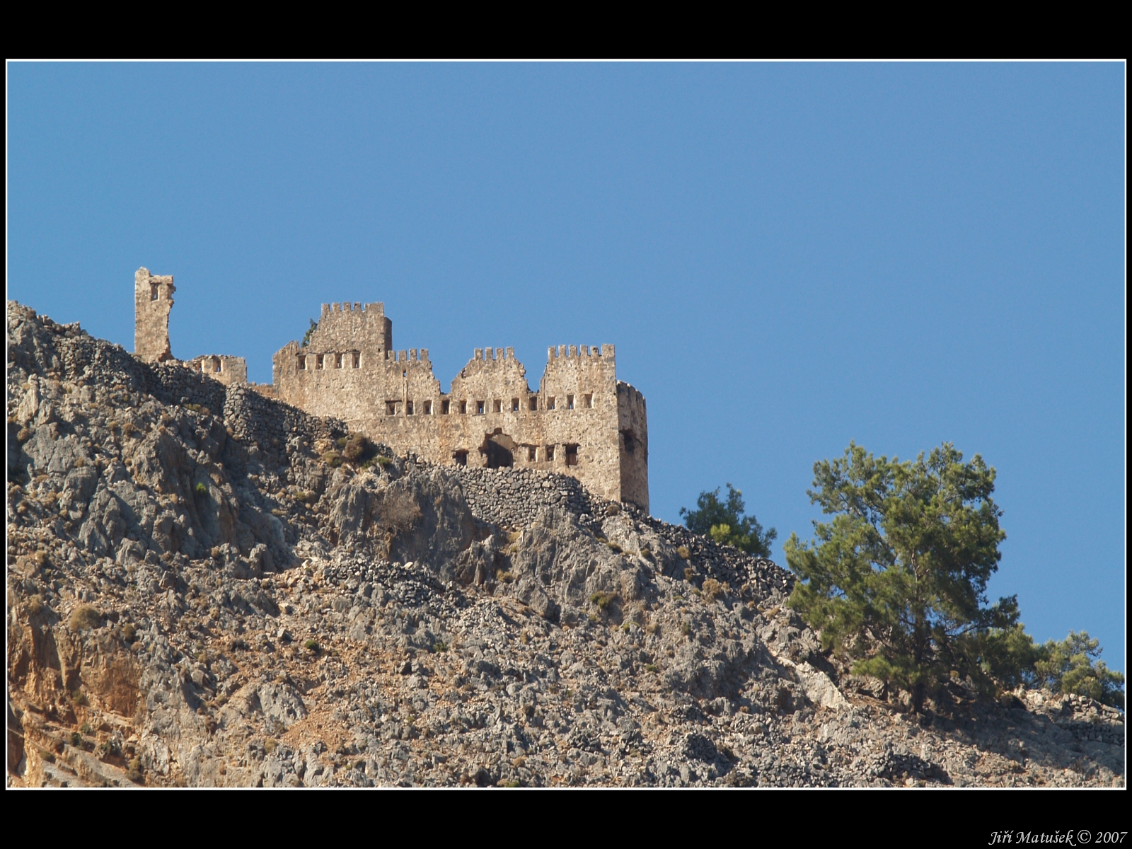 Pevnost nad Agia Roumeli