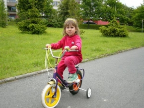 Pohyb bez motoru - Poprvé na kole
