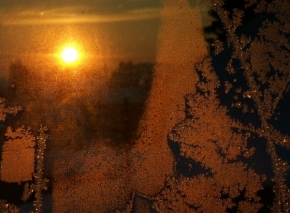 Kouzlení zimy - Pohled z okna