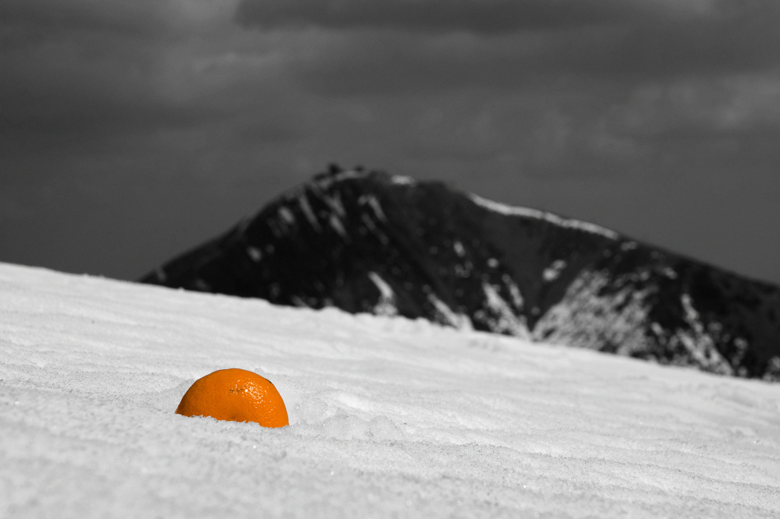 Orange mountain
