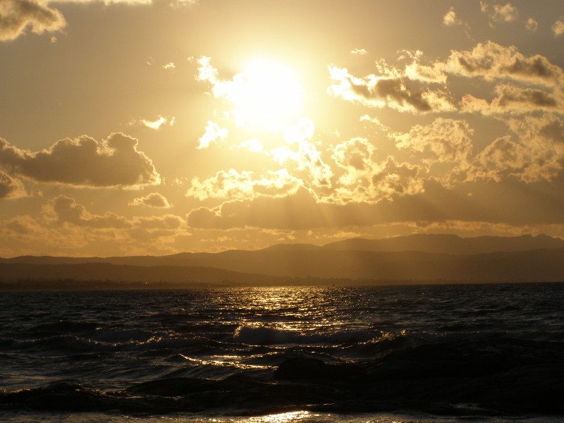 Západ slunce na Krétě