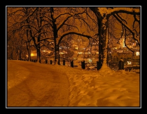 Kouzlení zimy - Noční cesta do města