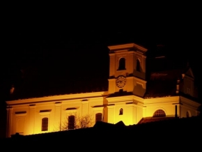 Po setmění - Kostel Sv.Vavřinnce