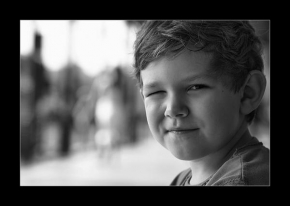 Portréty dětí - Fotograf roku - kreativita - Malý velký kluk