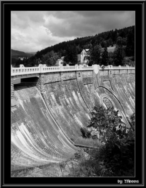 Černobíle… - Labská přehrada-Špindlerův Mlýn