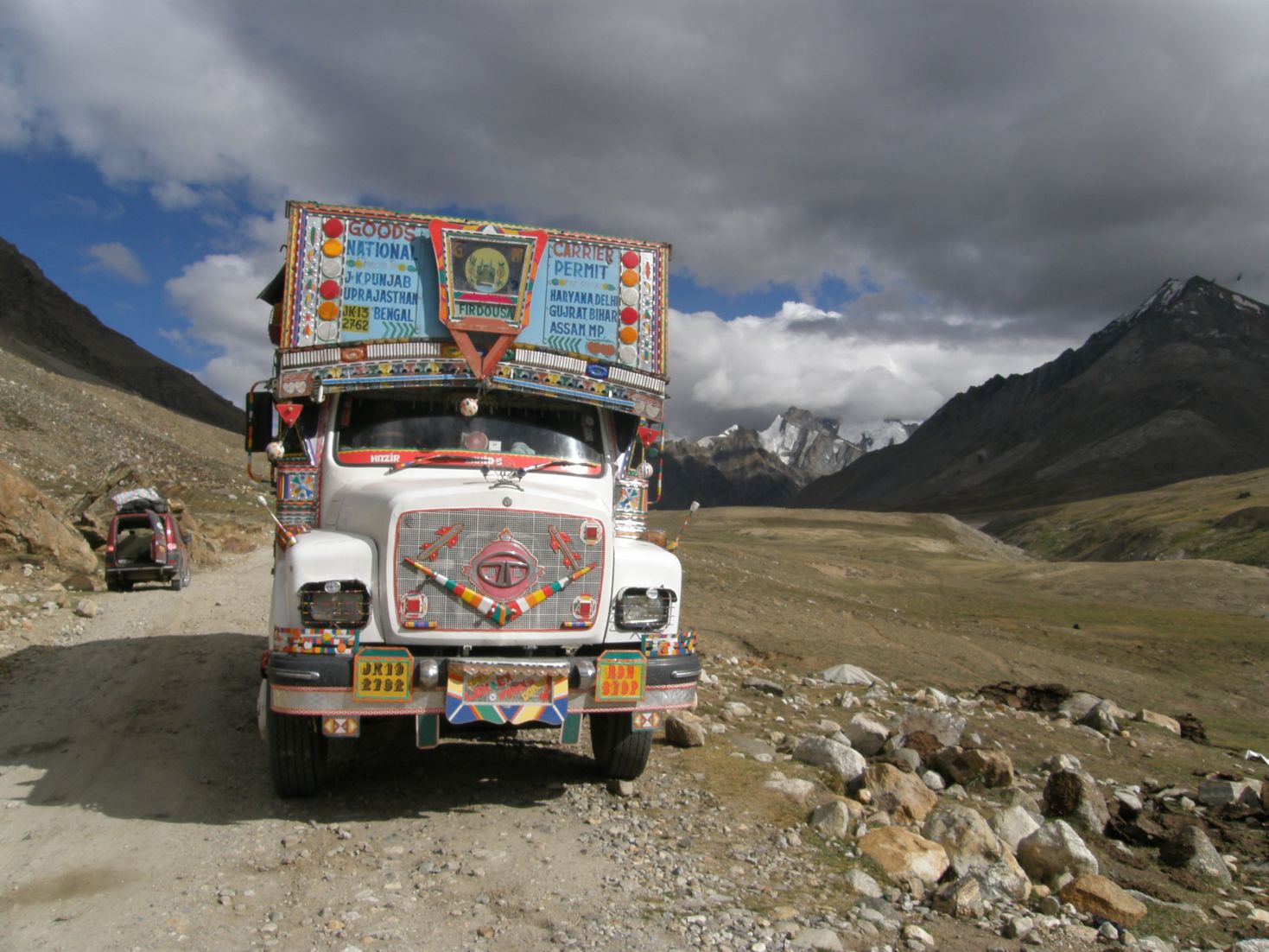 Indie Zanskar cesta z Lehu do Kargilu