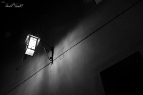Po setmění - Pouliční světlo při práci
