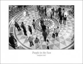 Černobíle… - People in the sun