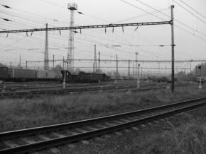 Černobíle… - Nákladní nádraží