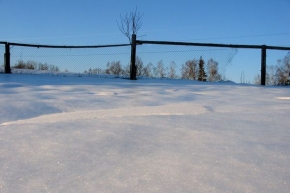 Kouzlení zimy - Dírou v plotě