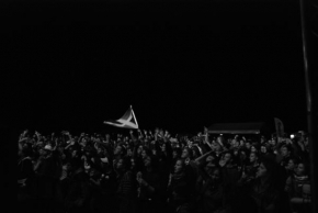 Černobíle… - Festivalový dav