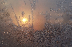 Kouzlení zimy - Zamrzlé slunce