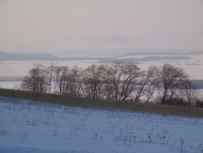Kouzlení zimy - Pohled na Hazmburg