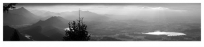 Černobíle… - Alpské panorama