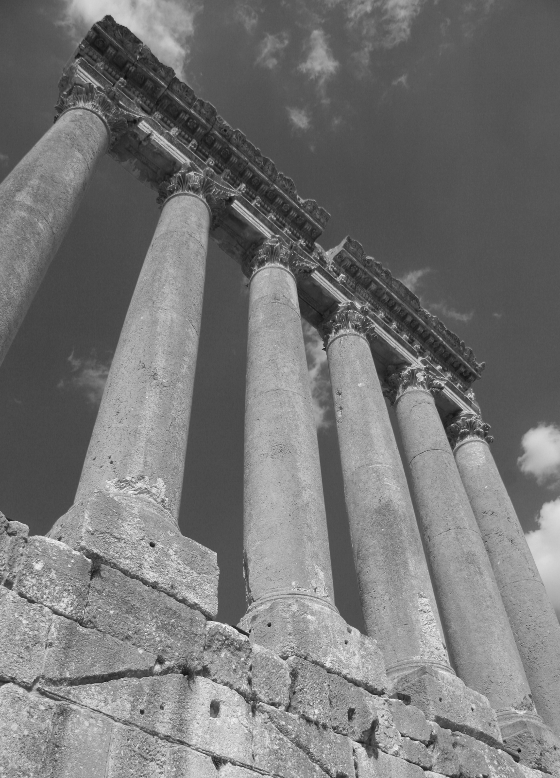 Vecne stlpy Jupiterovho chramu v Baalbeku