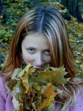Ženská tvář - Rozjímání nad podzimem